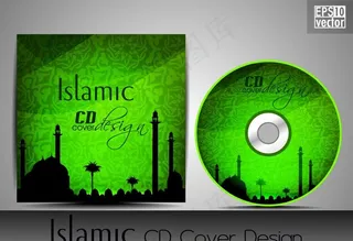 教堂背景 光盘包装图片