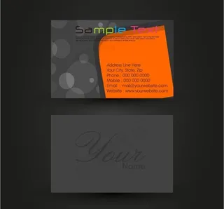 个性it名片图片