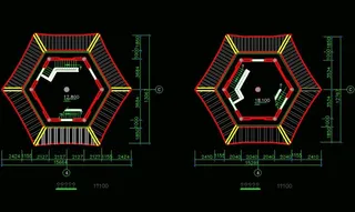古建筑古塔CAD素材