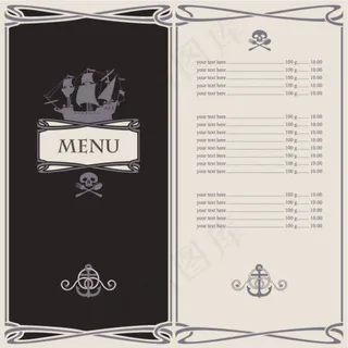 动画菜单05矢量素材