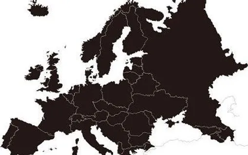 欧洲地图矢量