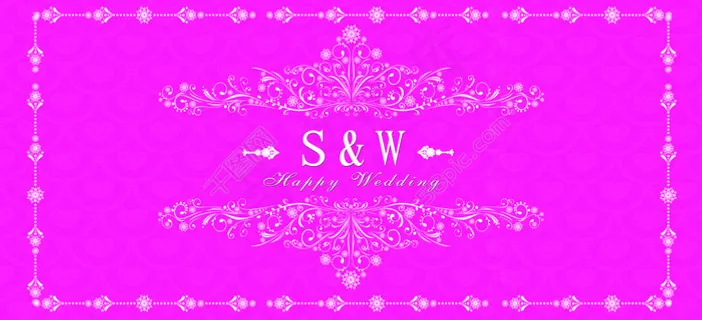 紫色婚礼背景  logo