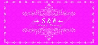 紫色婚礼背景  logo