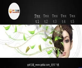 超酷动态图片切换效果ppt模板