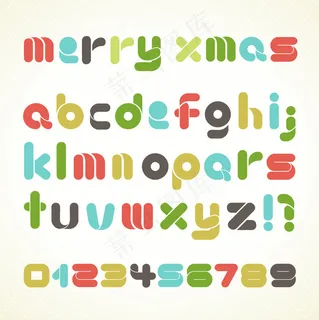 向量集创意设计元素材料04字母 向量集创意设计元素材料04字母