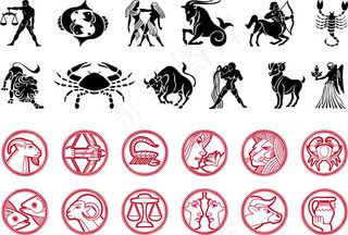 12星座矢量素材