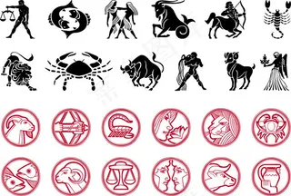 12星座矢量素材