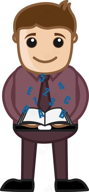 教育理念探索知识的概念-矢量字符的...