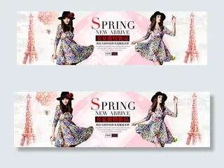 欧美女装海报