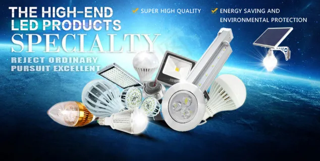 led灯泡海报淘宝led灯泡背景海...