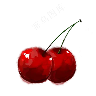 手绘水果樱桃卡通素材手绘水果樱桃卡通素材