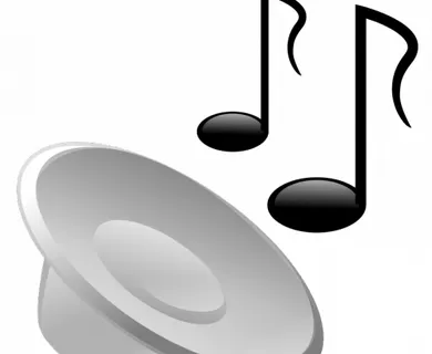 音频文件的矢量图标 音频文件的矢量图标