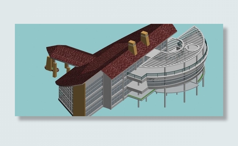 高端私人会所模型图片