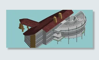 高端私人会所模型图片