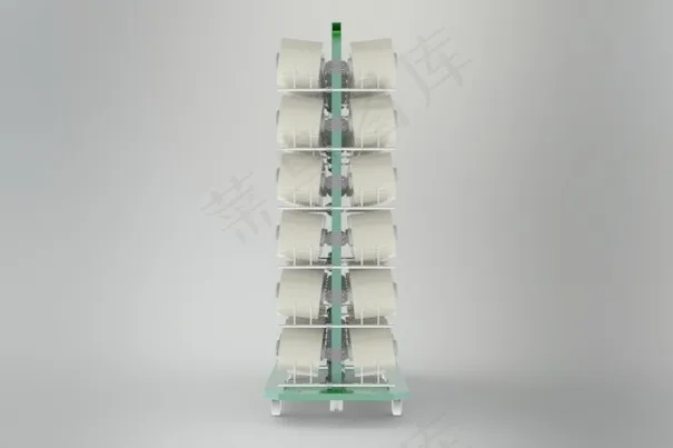 移动式筒子架织布