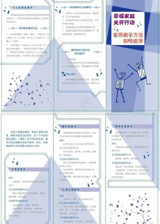 计生办宣传单 避孕图片