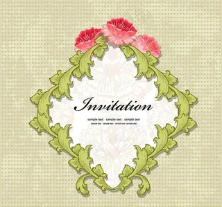 欧式花纹花朵 边框图片