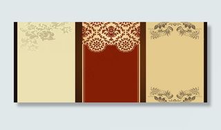 酒店三折页模板图片