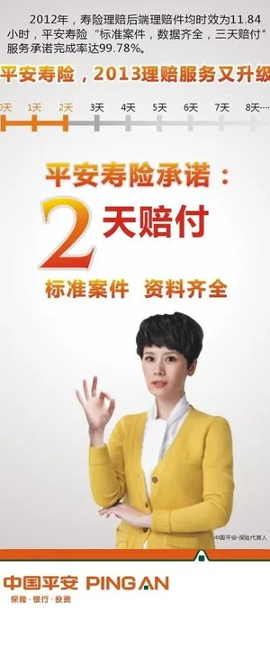 中国平安展架图片