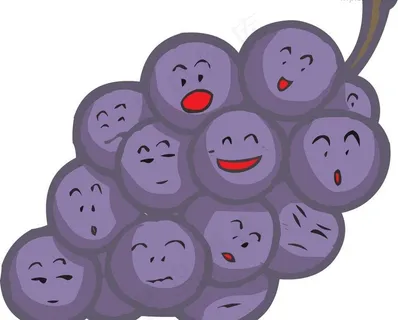 卡通葡萄图片