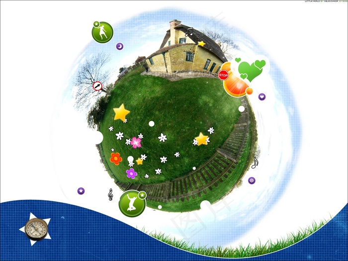 绿色创意图图片