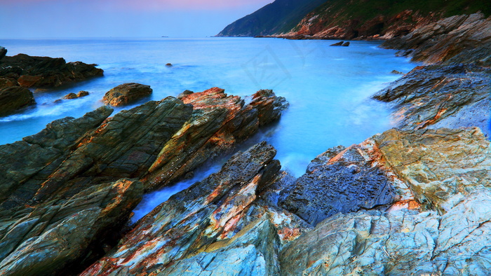 海南天涯海角晨曦风景