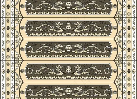 古典花纹 龙图案图片