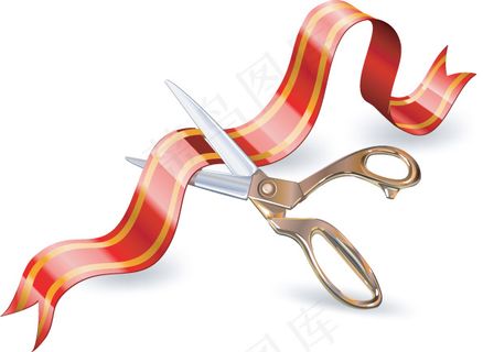 2款剪彩矢量素材