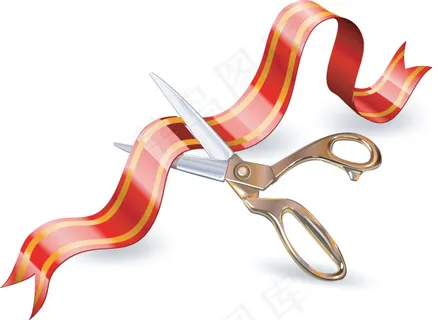 2款剪彩矢量素材