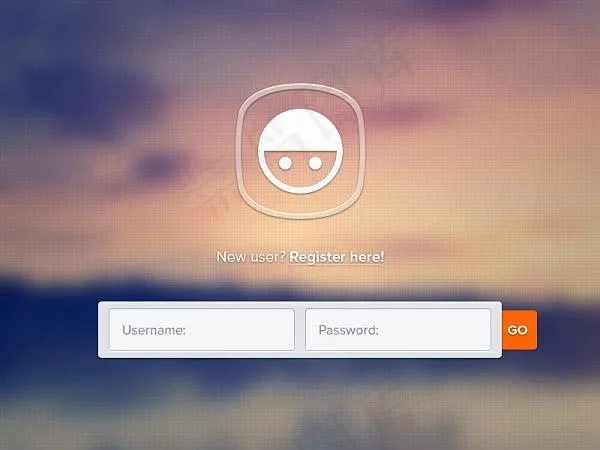 网页登录设置框psd分层psd模版下载