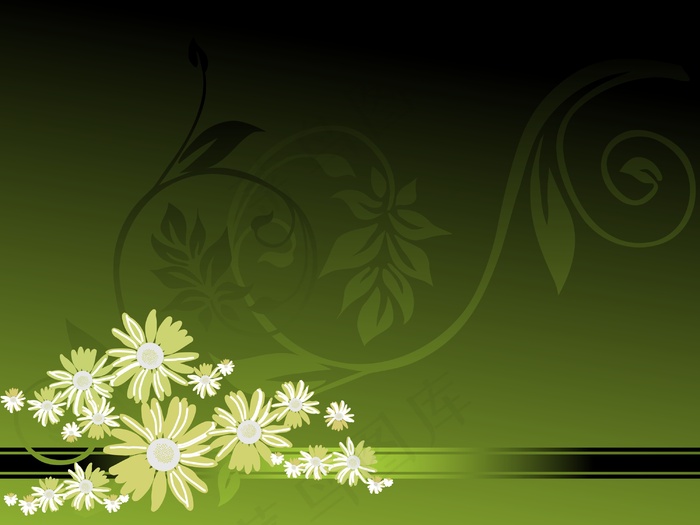花绿背景
