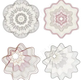 文凭毕业证书防伪花纹花边图片