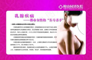乳腺疾病医院展板