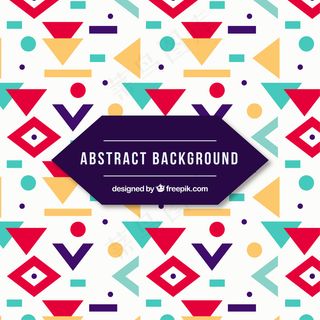 彩色抽象图形背景