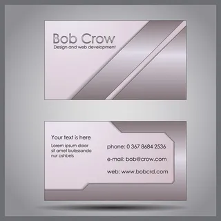 黑白色等企业商务名片设计