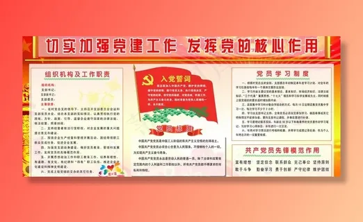 党建宣传栏图片
