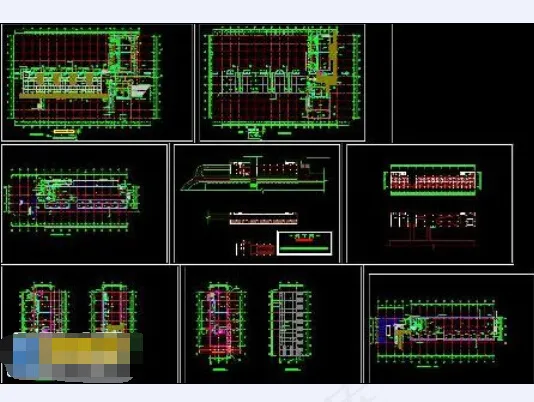 某市OCT生态广场cad建筑施工图...