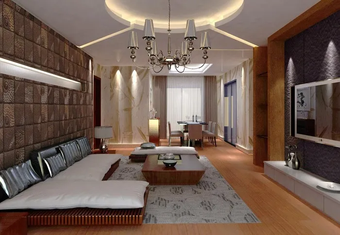 现代中式客厅图片