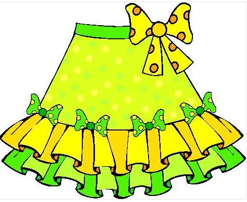 女士短裙矢量图