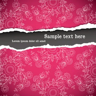 制作折叠撕纸特效花纹花边免费下载