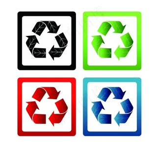 一组向量回收符号图片