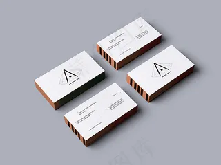 简洁大气名片设计模板psd素材下载