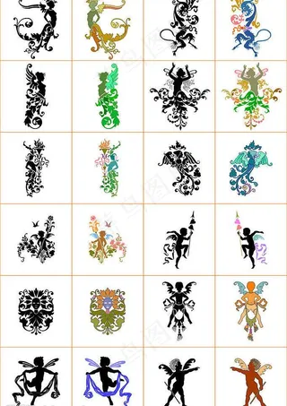 海量欧式花边花纹图片