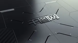 酷炫时尚logo标志展示样机