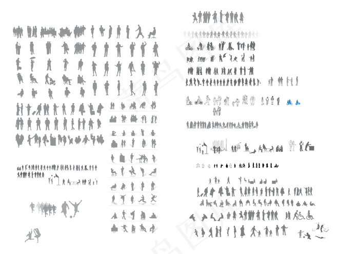 的人ai矢量模版下载