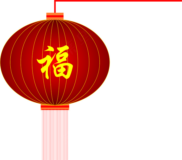 灯笼cdr矢量模版下载