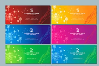 科技背景 炫彩背景图片