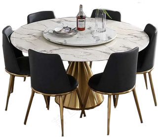 黑金贵族餐桌免扣素材