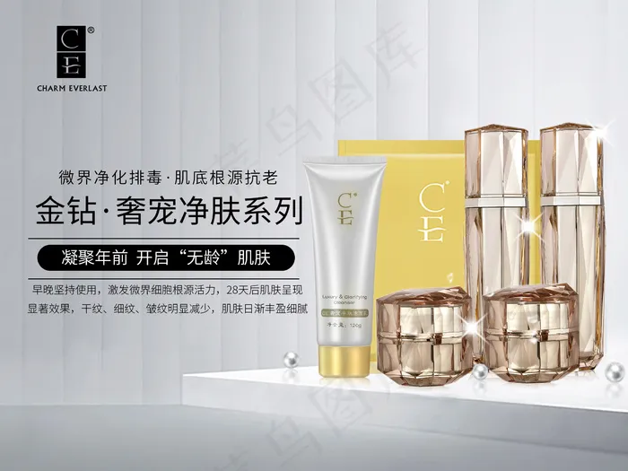 护肤轮播海报psd模版下载