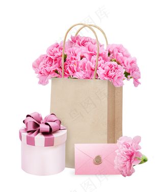 粉色康乃馨 礼盒